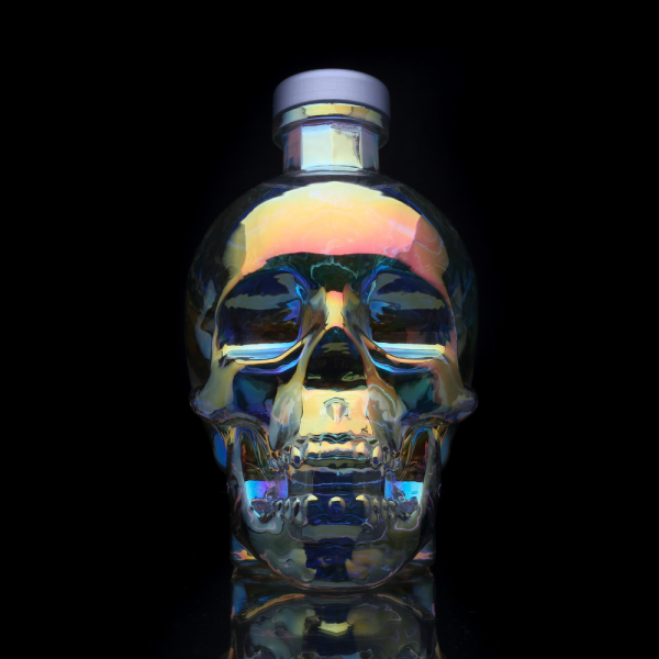 Crystal Head Aurora 750 ml with 6 Iridescent Shot Glasses - Image 2