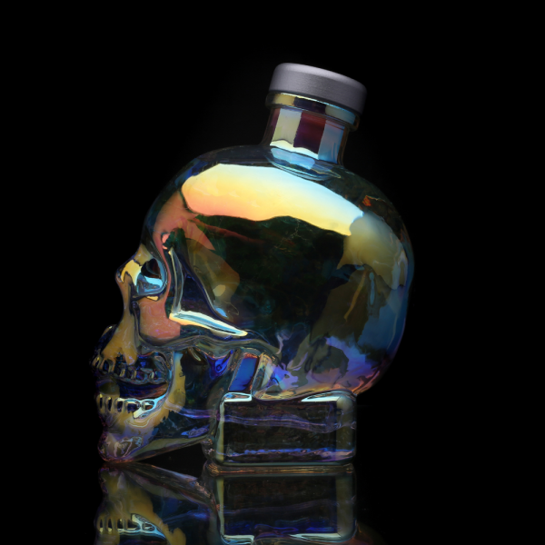 Crystal Head Aurora 750 ml with 6 Iridescent Shot Glasses - Image 3