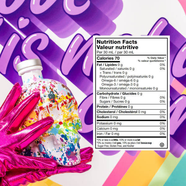 Crystal Head Pride 750 ml with 4 Clear Shot Glasses & Tote Bag - Image 8