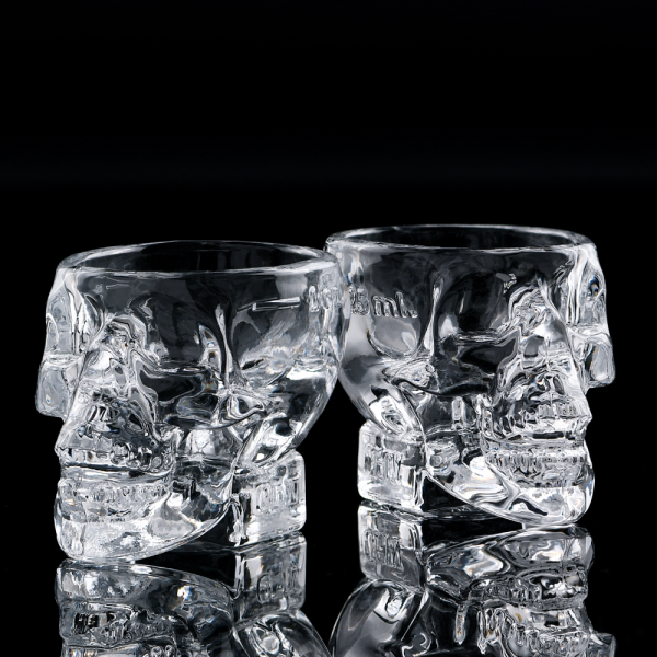 Bone 750 ml with 2 Clear Shot Glasses - Image 3