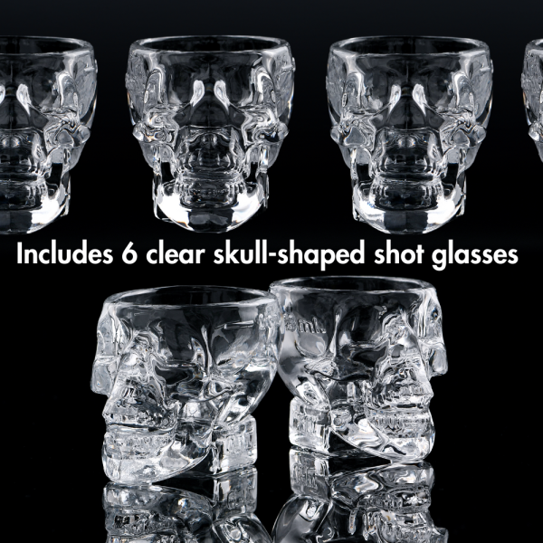 Original 1.75L with 6 Clear Shot Glasses, Pourer & Tote - Image 3