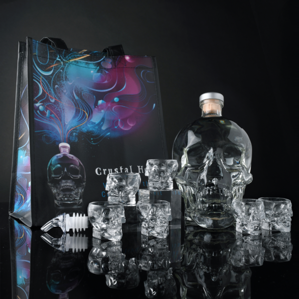 Original 1.75L with 6 Clear Shot Glasses, Pourer & Tote