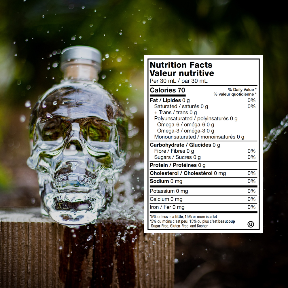Crystal Head Original 750 mL with 6 Clear Shot Glasses - Image 5