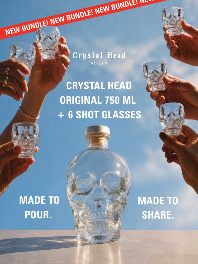 Crystal Head スカルボトル 2本セット 飲料・酒 Crystal Head スカルボトル 2本セット